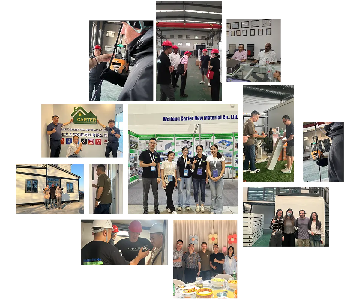 Expandable container house for office and accommodation